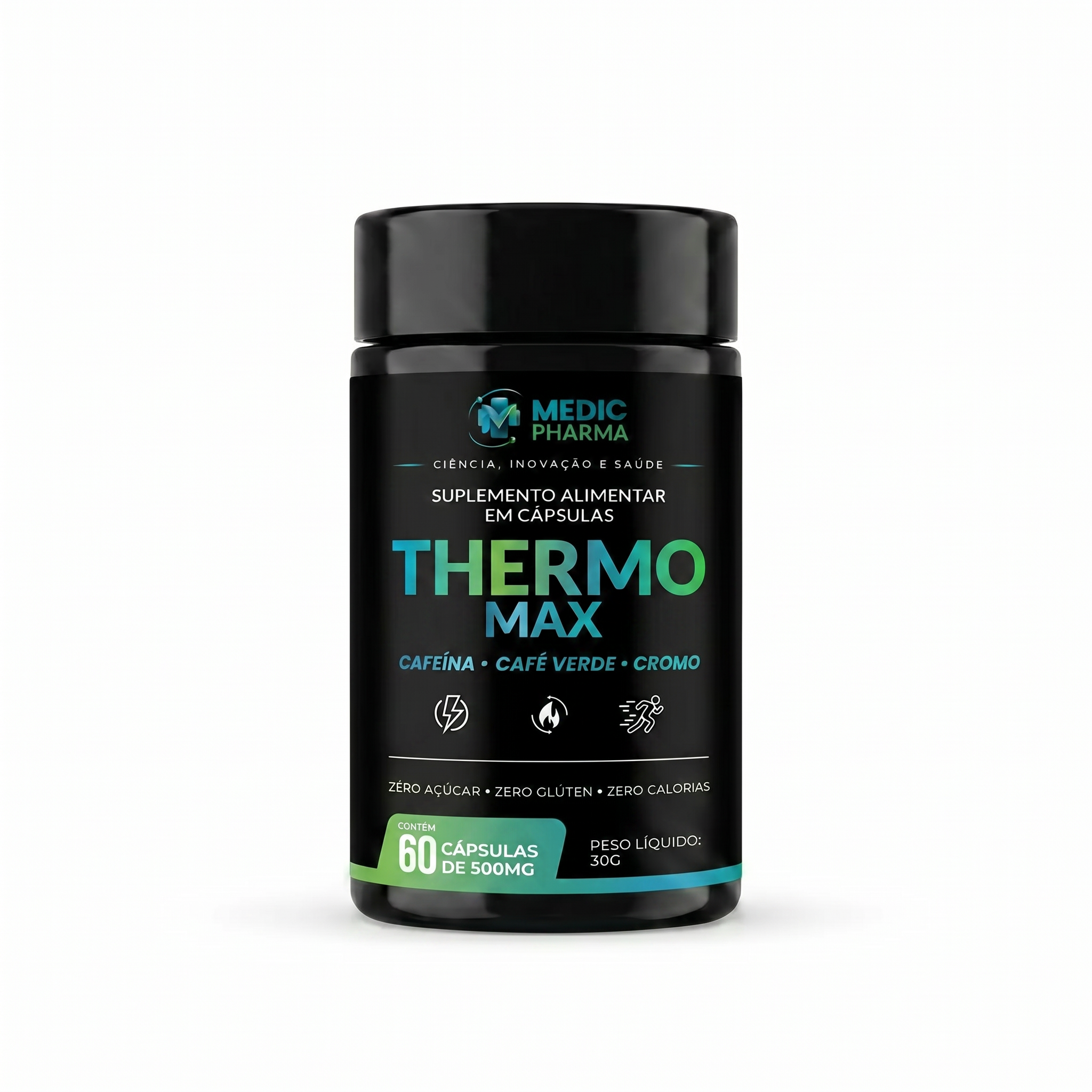 THERMO MAX | MedicPharma — 5 Termogênicos para Queima de Gordura