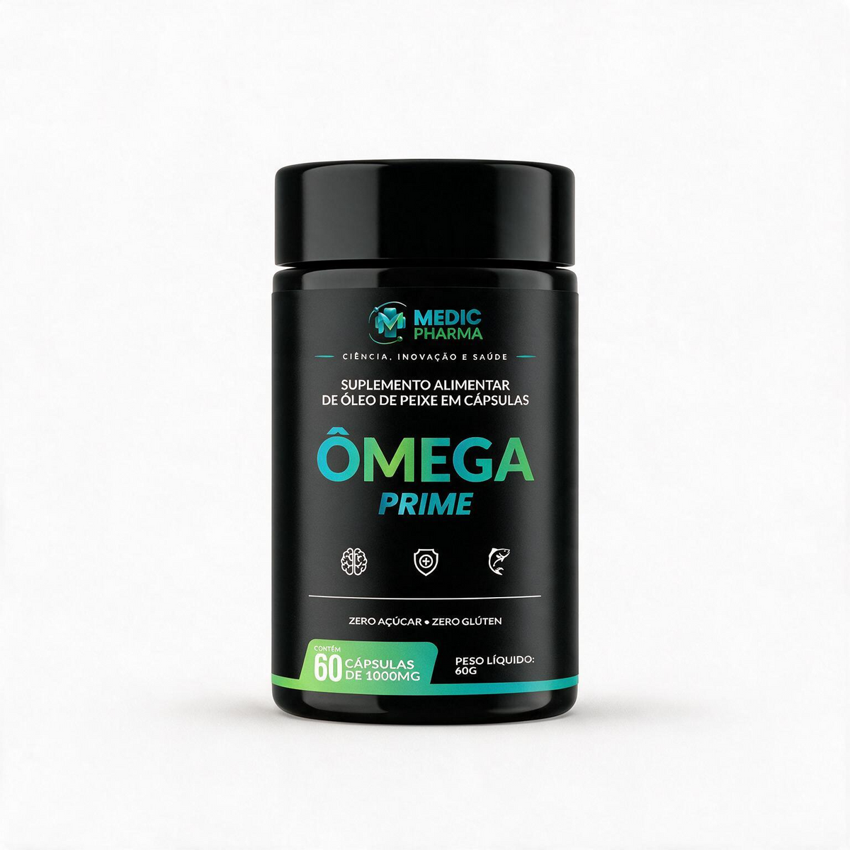ÔMEGA PRIME - MedicPharma - EPA + DHA de Alta Concentração
