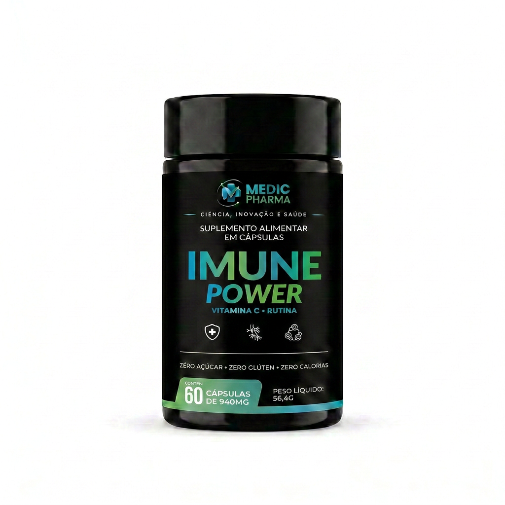 IMUNE POWER | MedicPharma — Vitamina C 930mg Tamponada + Rutina